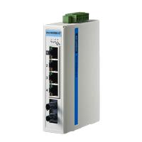 研華EKI-5525MI-ST 1光4電百兆ProView(組態(tài))系列工業(yè)以太網(wǎng)交換機（包含單模/多模、SC/ST接口）